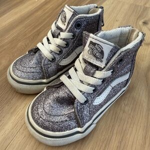 Vans Glitter Hightops, size 4